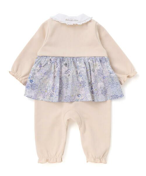 fillot de bebe reduction / フィヨ デュ ベベ ルダクティオン ロンパース | 【お揃い】リバティタナローン(Patchwork Classics)エプロン付きカバーオール(70~80cm) | 詳細11