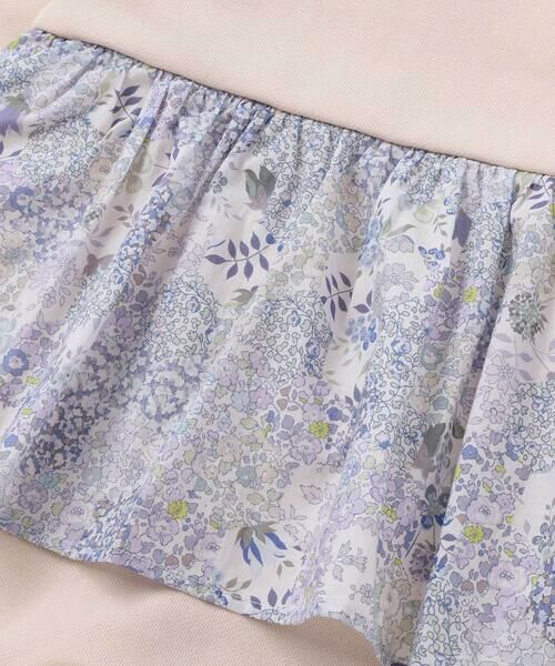 fillot de bebe reduction / フィヨ デュ ベベ ルダクティオン ロンパース | 【お揃い】リバティタナローン(Patchwork Classics)エプロン付きカバーオール(70~80cm) | 詳細16