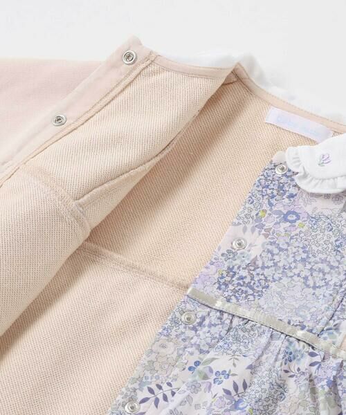 fillot de bebe reduction / フィヨ デュ ベベ ルダクティオン ロンパース | 【お揃い】リバティタナローン(Patchwork Classics)エプロン付きカバーオール(70~80cm) | 詳細20