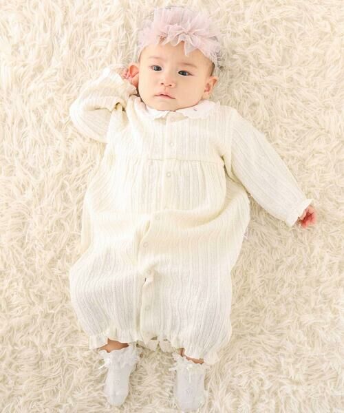 fillot de bebe reduction / フィヨ デュ ベベ ルダクティオン ロンパース | 【お揃い】リバティタナローン(Patchwork Classics)ベスト付き2WAYオール(50~75cm) | 詳細2