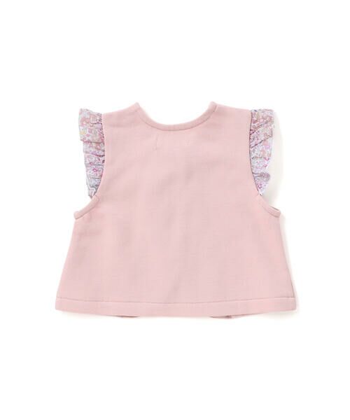 fillot de bebe reduction / フィヨ デュ ベベ ルダクティオン ロンパース | 【お揃い】リバティタナローン(Patchwork Classics)ベスト付き2WAYオール(50~75cm) | 詳細4