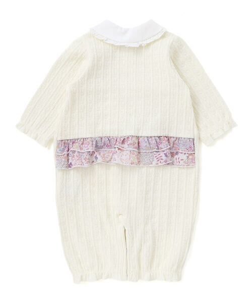 fillot de bebe reduction / フィヨ デュ ベベ ルダクティオン ロンパース | 【お揃い】リバティタナローン(Patchwork Classics)ベスト付き2WAYオール(50~75cm) | 詳細6