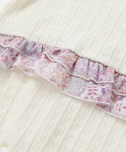 fillot de bebe reduction / フィヨ デュ ベベ ルダクティオン ロンパース | 【お揃い】リバティタナローン(Patchwork Classics)ベスト付き2WAYオール(50~75cm) | 詳細8