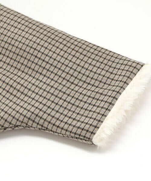 fillot de bebe reduction / フィヨ デュ ベベ ルダクティオン ベビー・キッズウエア | チェック恐竜フードマント(70~90cm) | 詳細10