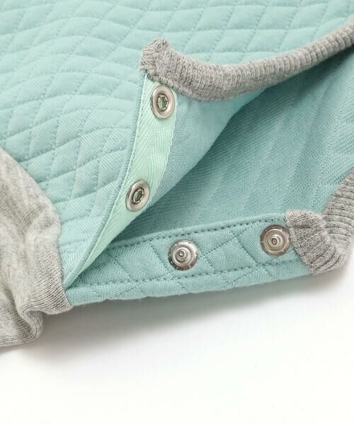 fillot de bebe reduction / フィヨ デュ ベベ ルダクティオン ベビー・キッズウエア | 【お揃い】キルト恐竜パッチ切り替えトレーナー(70~90cm) | 詳細11