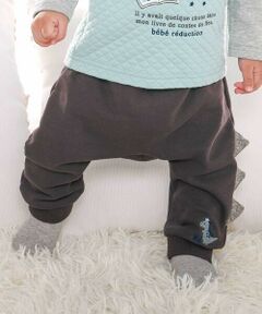 fillot de bebe reduction / フィヨ デュ ベベ ルダクティオン ベビー・キッズウエア | 裏毛キルト恐竜パンツ(70~90cm)