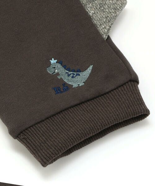 fillot de bebe reduction / フィヨ デュ ベベ ルダクティオン ベビー・キッズウエア | 裏毛キルト恐竜パンツ(70~90cm) | 詳細6