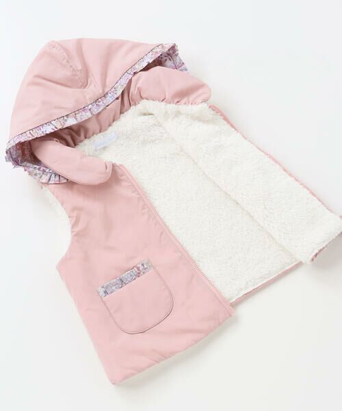 fillot de bebe reduction / フィヨ デュ ベベ ルダクティオン ベビー・キッズウエア | 【 撥水加工 】【お揃い】タフタリバティタナローン(Patchwork Classics)ベスト(60~90cm) | 詳細11