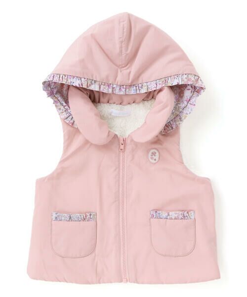 fillot de bebe reduction / フィヨ デュ ベベ ルダクティオン ベビー・キッズウエア | 【 撥水加工 】【お揃い】タフタリバティタナローン(Patchwork Classics)ベスト(60~90cm) | 詳細2