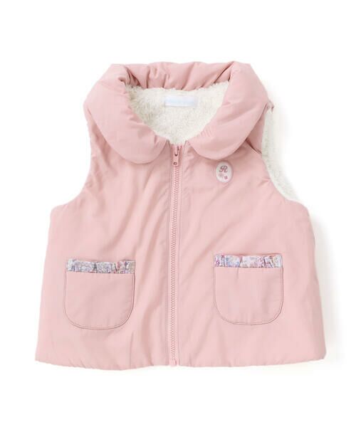 fillot de bebe reduction / フィヨ デュ ベベ ルダクティオン ベビー・キッズウエア | 【 撥水加工 】【お揃い】タフタリバティタナローン(Patchwork Classics)ベスト(60~90cm) | 詳細4