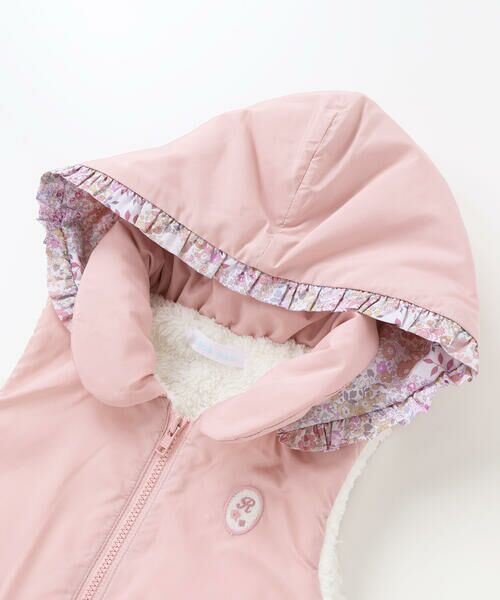 fillot de bebe reduction / フィヨ デュ ベベ ルダクティオン ベビー・キッズウエア | 【 撥水加工 】【お揃い】タフタリバティタナローン(Patchwork Classics)ベスト(60~90cm) | 詳細5