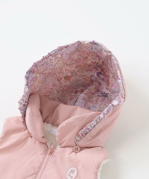 fillot de bebe reduction / フィヨ デュ ベベ ルダクティオン ベビー・キッズウエア | 【 撥水加工 】【お揃い】タフタリバティタナローン(Patchwork Classics)ベスト(60~90cm) | 詳細6