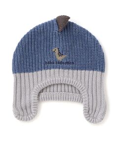 fillot de bebe reduction / フィヨ デュ ベベ ルダクティオン ベビー・キッズグッズ | 恐竜耳当て付きニット帽(46~48cm)