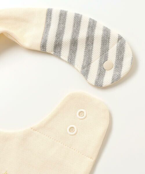 fillot de bebe reduction / フィヨ デュ ベベ ルダクティオン ベビー・キッズグッズ | 裏毛クマパッチ刺しゅうスタイ | 詳細6