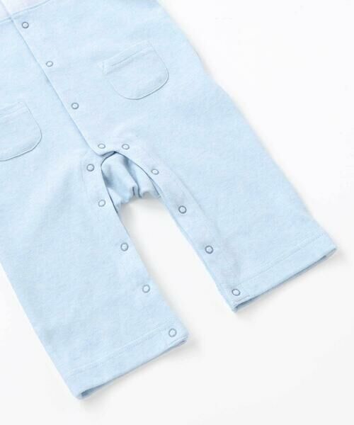 fillot de bebe reduction / フィヨ デュ ベベ ルダクティオン ロンパース | 【お揃い】ニット切り替えアニマルモチーフカバーオール(70~80cm) | 詳細12