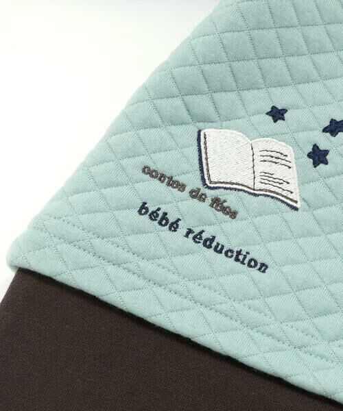 fillot de bebe reduction / フィヨ デュ ベベ ルダクティオン ロンパース | 【お揃い】キルト恐竜パッチ切り替えカバーオール(70~80cm) | 詳細7