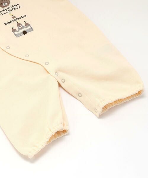 fillot de bebe reduction / フィヨ デュ ベベ ルダクティオン ロンパース | 裏毛クマパッチ長袖2wayオール(50~75cm) | 詳細10