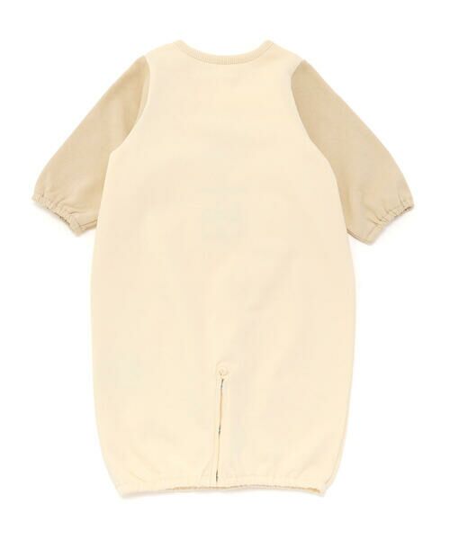 fillot de bebe reduction / フィヨ デュ ベベ ルダクティオン ロンパース | 裏毛クマパッチ長袖2wayオール(50~75cm) | 詳細5