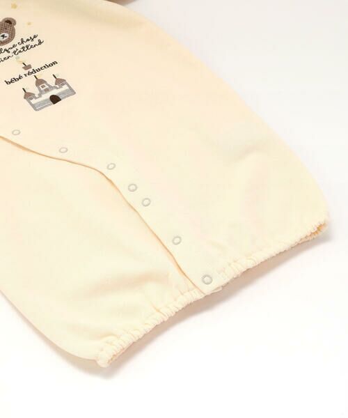 fillot de bebe reduction / フィヨ デュ ベベ ルダクティオン ロンパース | 裏毛クマパッチ長袖2wayオール(50~75cm) | 詳細9