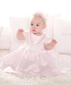 fillot de bebe reduction / フィヨ デュ ベベ ルダクティオン ベビー・キッズウエア | 【日本製】サテンチュールモチーフドレス(70~90cm)