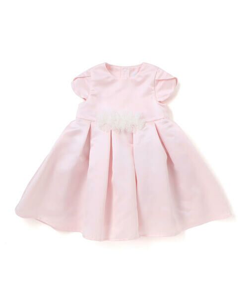 fillot de bebe reduction / フィヨ デュ ベベ ルダクティオン ベビー・キッズウエア | 【日本製】サテンチュールモチーフドレス(70~90cm) | 詳細3