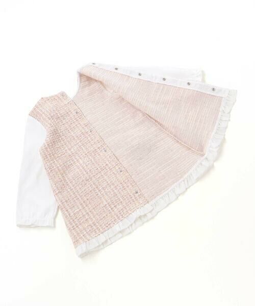 fillot de bebe reduction / フィヨ デュ ベベ ルダクティオン ベビー・キッズウエア | 【お揃い】ツイードジャガードワンピース(70~90cm) | 詳細10