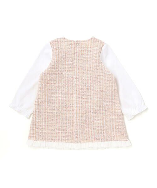 fillot de bebe reduction / フィヨ デュ ベベ ルダクティオン ベビー・キッズウエア | 【お揃い】ツイードジャガードワンピース(70~90cm) | 詳細5