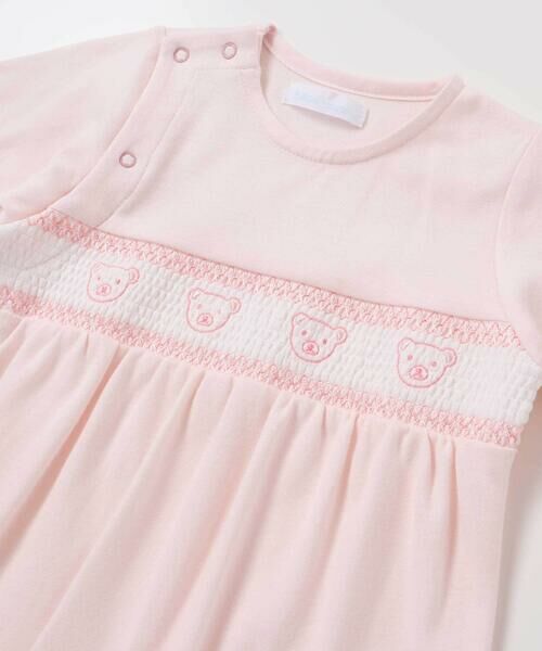 fillot de bebe reduction / フィヨ デュ ベベ ルダクティオン ベビー・キッズウエア | 【日本製】スモッキングカバーオール＆ベスト＆スタイセット(70~80cm) | 詳細8