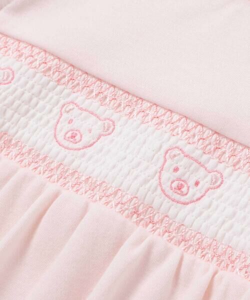 fillot de bebe reduction / フィヨ デュ ベベ ルダクティオン ベビー・キッズウエア | 【日本製】スモッキングカバーオール＆ベスト＆スタイセット(70~80cm) | 詳細9