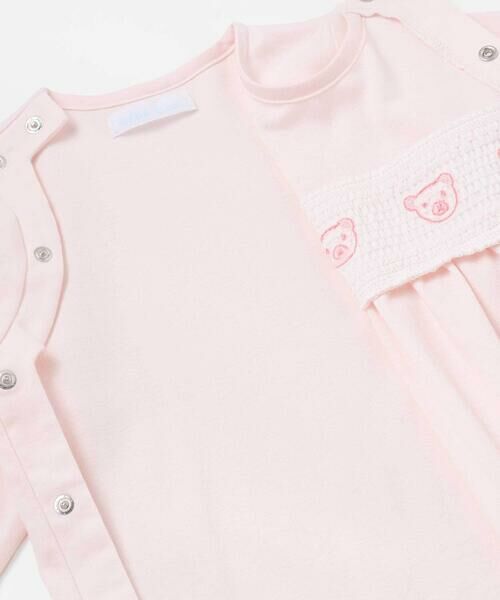 fillot de bebe reduction / フィヨ デュ ベベ ルダクティオン ベビー・キッズウエア | 【日本製】スモッキングカバーオール＆ベスト＆スタイセット(70~80cm) | 詳細12