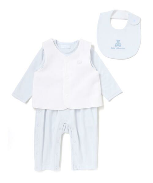 fillot de bebe reduction / フィヨ デュ ベベ ルダクティオン ベビー・キッズウエア | 【日本製】スモッキングカバーオール＆ベスト＆スタイセット(70~80cm) | 詳細25