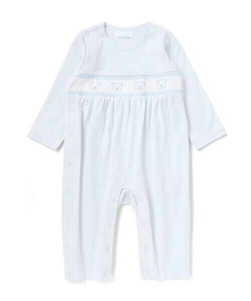 fillot de bebe reduction / フィヨ デュ ベベ ルダクティオン ベビー・キッズウエア | 【日本製】スモッキングカバーオール＆ベスト＆スタイセット(70~80cm) | 詳細26