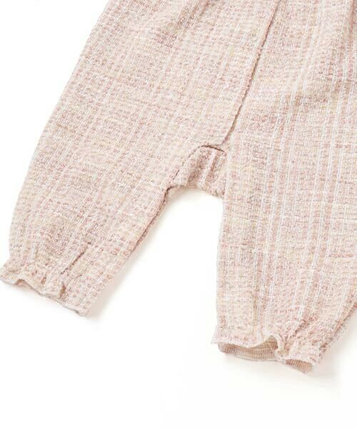 fillot de bebe reduction / フィヨ デュ ベベ ルダクティオン ロンパース | 【お揃い】ツイードジャガード白襟カバーオール(70~80cm) | 詳細5