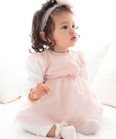 fillot de bebe reduction / フィヨ デュ ベベ ルダクティオン ベビー・キッズウエア | テレコドットラメチュールチュニック(70~90cm)