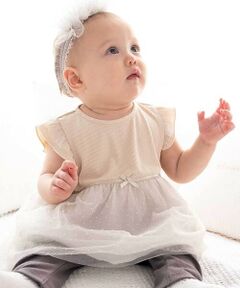 fillot de bebe reduction / フィヨ デュ ベベ ルダクティオン ベビー・キッズウエア | テレコドットラメチュールチュニック(70~90cm)