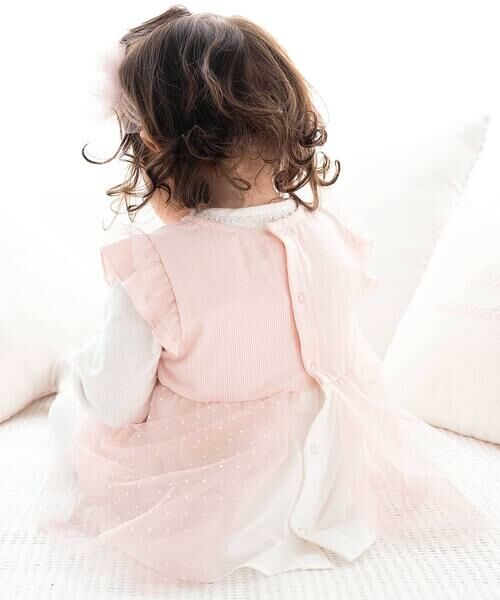 fillot de bebe reduction / フィヨ デュ ベベ ルダクティオン ベビー・キッズウエア | テレコドットラメチュールチュニック(70~90cm) | 詳細2