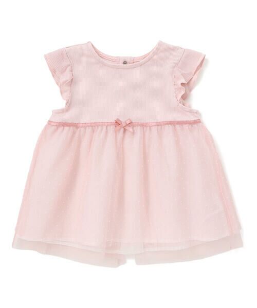 fillot de bebe reduction / フィヨ デュ ベベ ルダクティオン ベビー・キッズウエア | テレコドットラメチュールチュニック(70~90cm) | 詳細3