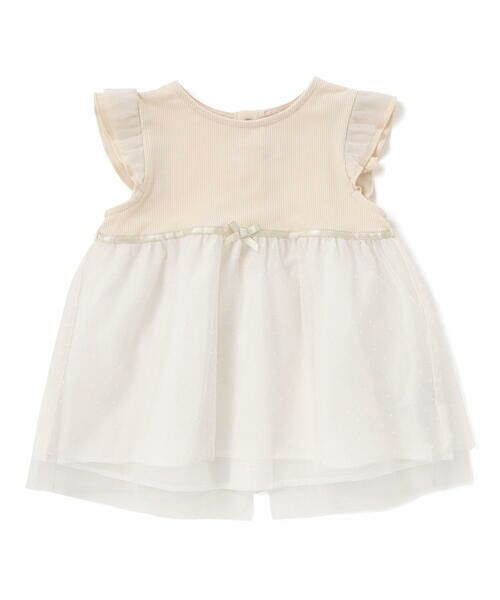 fillot de bebe reduction / フィヨ デュ ベベ ルダクティオン ベビー・キッズウエア | テレコドットラメチュールチュニック(70~90cm) | 詳細7