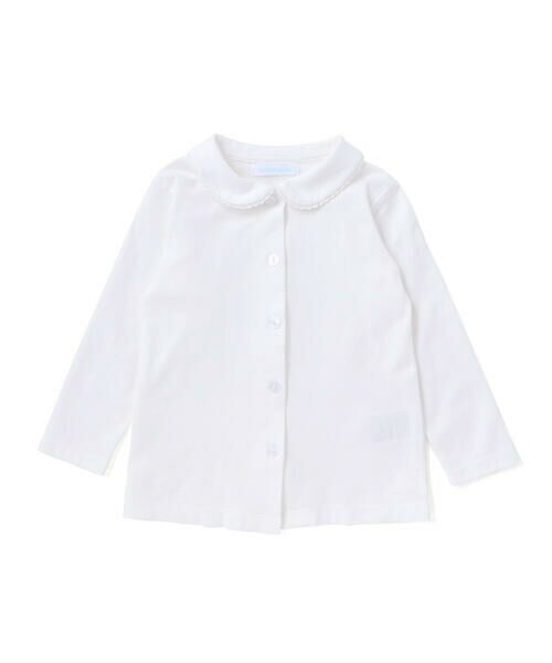 fillot de bebe reduction / フィヨ デュ ベベ ルダクティオン ベビー・キッズウエア | スムース丸襟ブラウス(70~90cm) | 詳細4