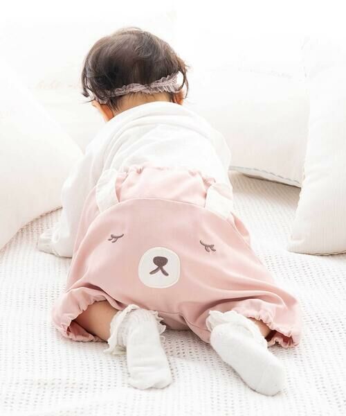 fillot de bebe reduction / フィヨ デュ ベベ ルダクティオン ベビー・キッズウエア | 【お揃い】アニマルフェイスパッチブルマ(60~90cm) | 詳細2