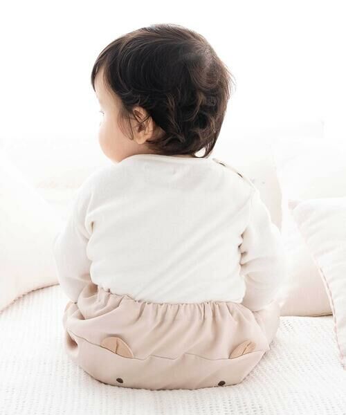 fillot de bebe reduction / フィヨ デュ ベベ ルダクティオン ベビー・キッズウエア | 【お揃い】アニマルフェイスパッチブルマ(60~90cm) | 詳細7