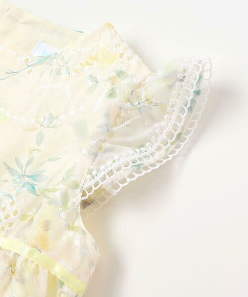 fillot de bebe reduction / フィヨ デュ ベベ ルダクティオン ベビー・キッズウエア | 【お揃い】オーガンジー花柄プリントワンピース＆スムースブルマセット(70~90cm) | 詳細7