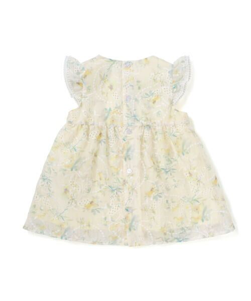 fillot de bebe reduction / フィヨ デュ ベベ ルダクティオン ベビー・キッズウエア | 【お揃い】オーガンジー花柄プリントワンピース＆スムースブルマセット(70~90cm) | 詳細4