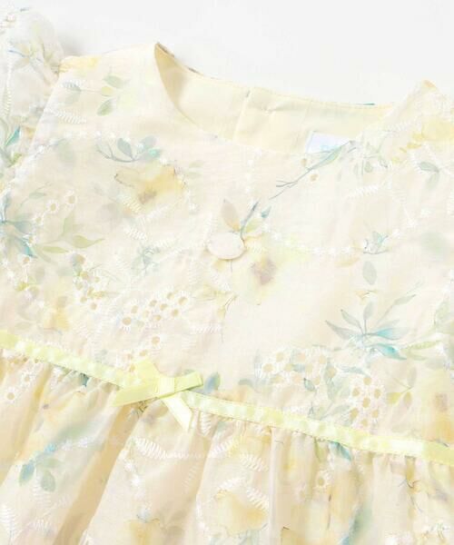 fillot de bebe reduction / フィヨ デュ ベベ ルダクティオン ベビー・キッズウエア | 【お揃い】オーガンジー花柄プリントワンピース＆スムースブルマセット(70~90cm) | 詳細6