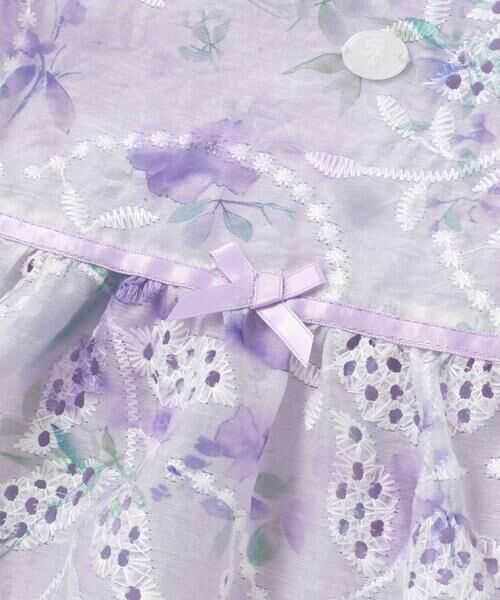 fillot de bebe reduction / フィヨ デュ ベベ ルダクティオン ベビー・キッズウエア | 【お揃い】オーガンジー花柄プリントワンピース＆スムースブルマセット(70~90cm) | 詳細15