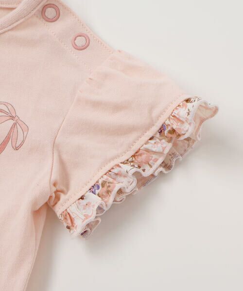 fillot de bebe reduction / フィヨ デュ ベベ ルダクティオン ベビー・キッズウエア | 天竺半袖Tシャツ＆花柄プリントブルマセット(70~90cm) | 詳細7