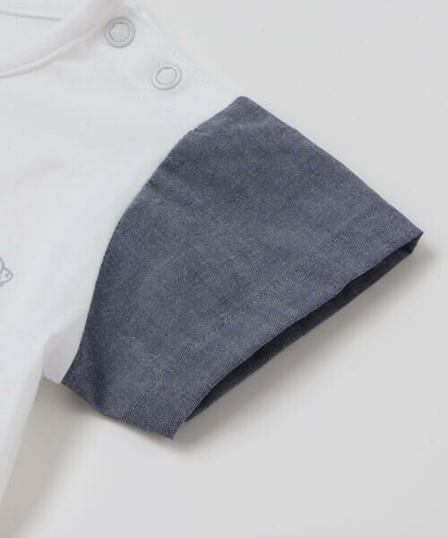 fillot de bebe reduction / フィヨ デュ ベベ ルダクティオン ベビー・キッズウエア | 天竺半袖Tシャツ&ダンガリーパンツセット(70~90cm) | 詳細6