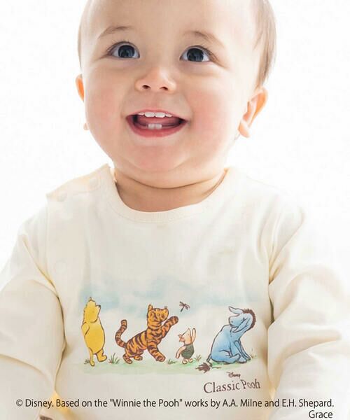 fillot de bebe reduction / フィヨ デュ ベベ ルダクティオン ロンパース | 【お揃い】【クラシックプー】カバーオール(70~80cm) | 詳細2