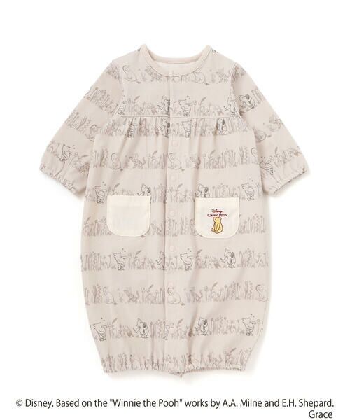 fillot de bebe reduction / フィヨ デュ ベベ ルダクティオン ロンパース | 【お揃い】【クラシックプー】2WAYオール(50~75cm) | 詳細4