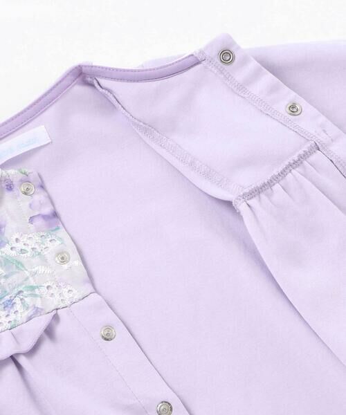 fillot de bebe reduction / フィヨ デュ ベベ ルダクティオン ロンパース | 【お揃い】オーガンジー花柄プリント長袖2WAYオール(50~75cm) | 詳細15